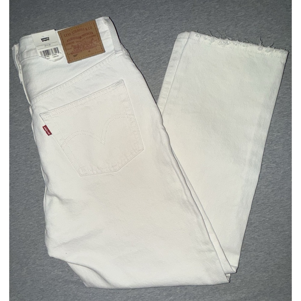 Levi's 501’s White Jeans 29x28